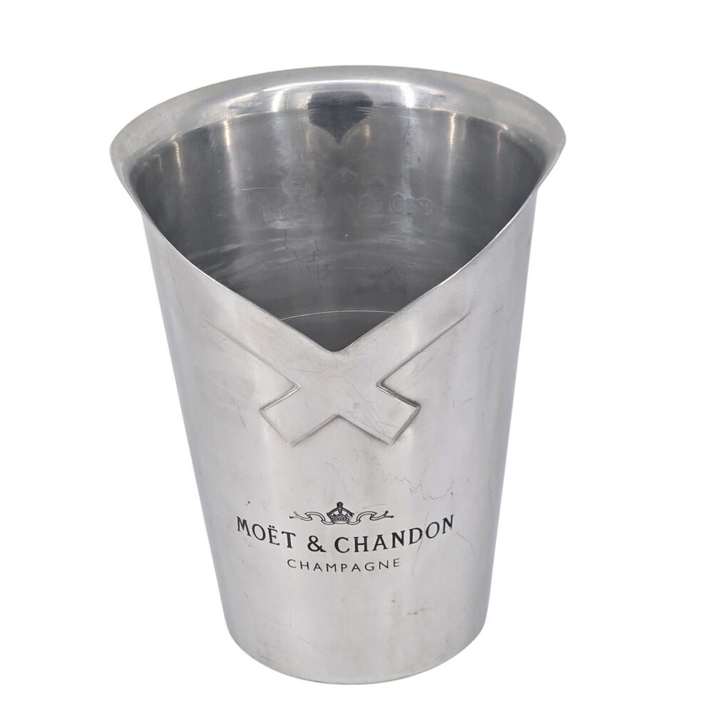 Vtg 70s MOD Meaux Argit Moët & Chandon Champagne Ice Bucket Made In France
